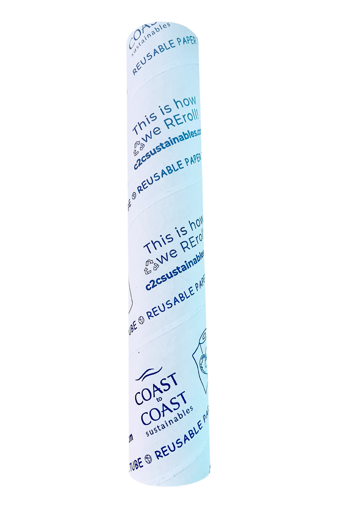 Reusable Towel Tube | Eco-Friendly Paper Towel Replacement Holder