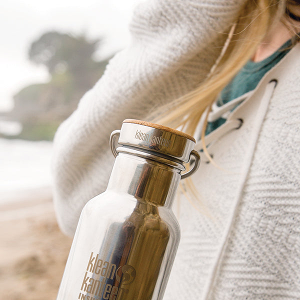 Reusable Stainless Steel Bamboo Cap – Leakproof