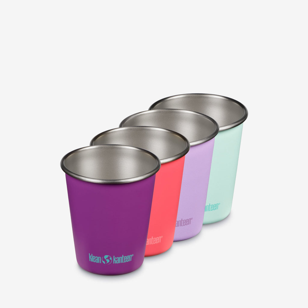 Stainless Steel 10oz Cup Set – 4 Pack