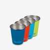 Stainless Steel 10oz Cup Set – 4 Pack