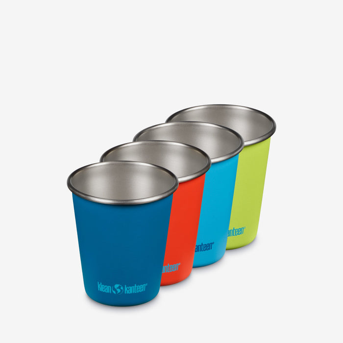 Stainless Steel 10oz Cup Set – 4 Pack