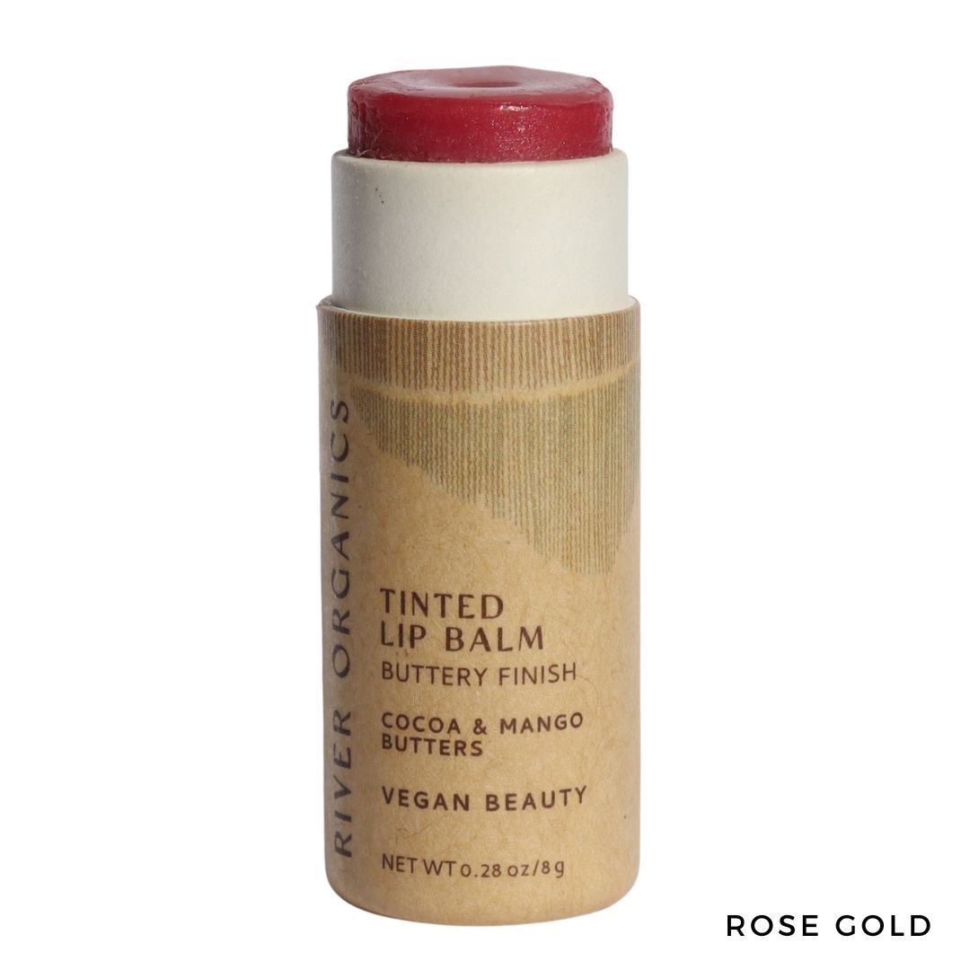 Tinted Vegan Lip Balm – Hydrating, Plastic-Free &amp; Buildable Color