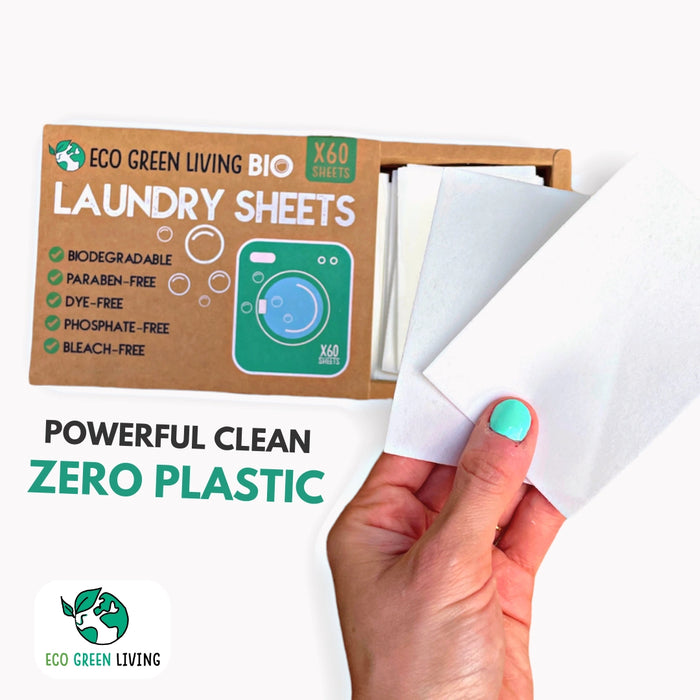 Eco Green Living - Eco Green Living Laundry Detergent Sheets x 60 (Fragrance-Free)