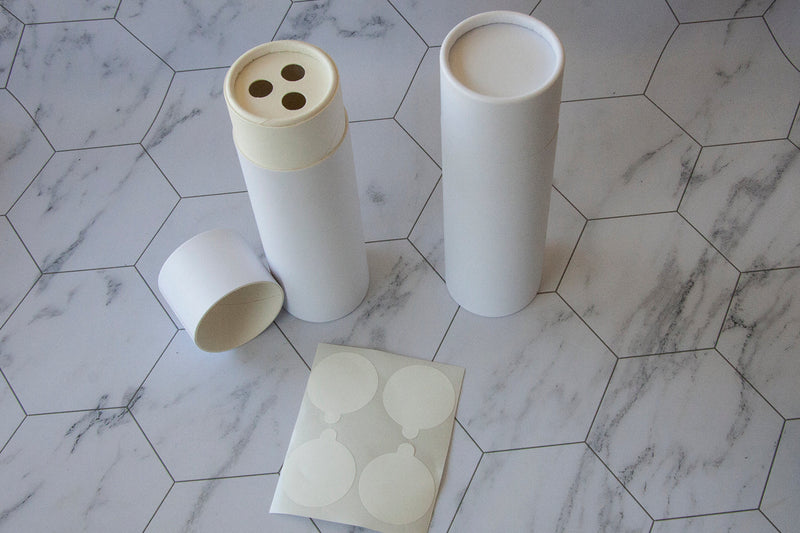 4 ounce / 115 g Paper Shaker Tube Large Holes