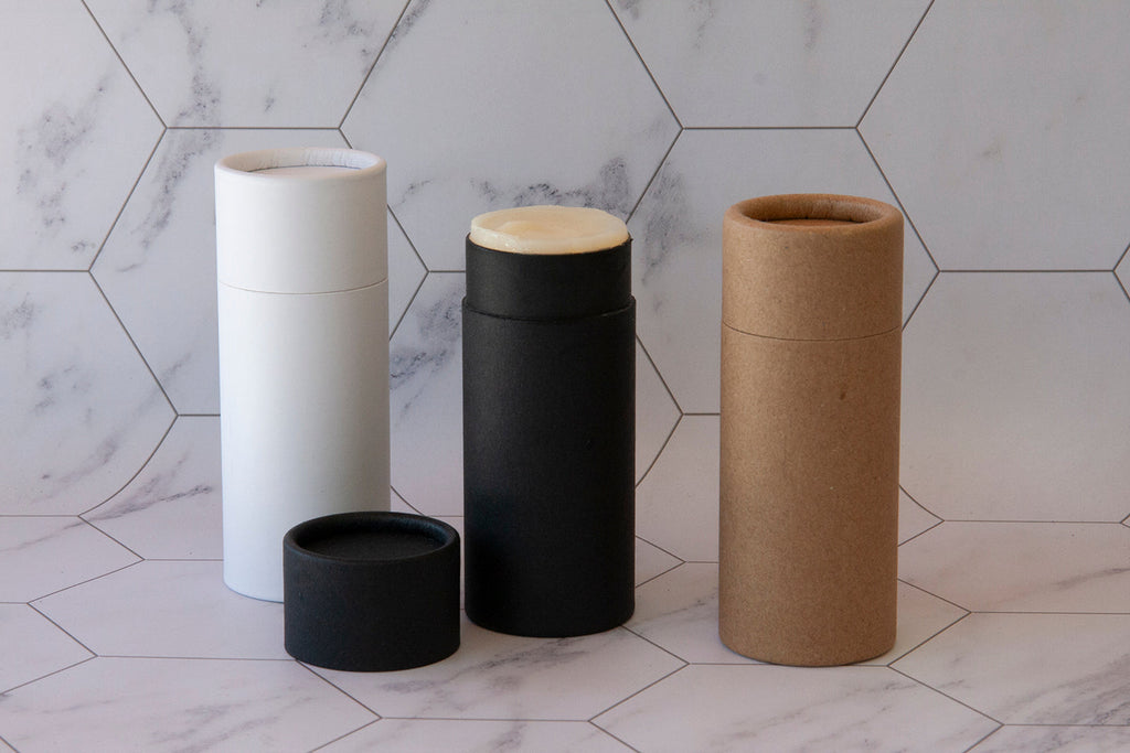 2.5oz Natural Kraft Push-Up Cosmetic Tube (70g) – Eco-Friendly Paperboard Packaging