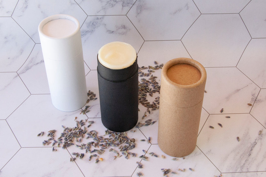 2.5oz Natural Kraft Push-Up Cosmetic Tube (70g) – Eco-Friendly Paperboard Packaging