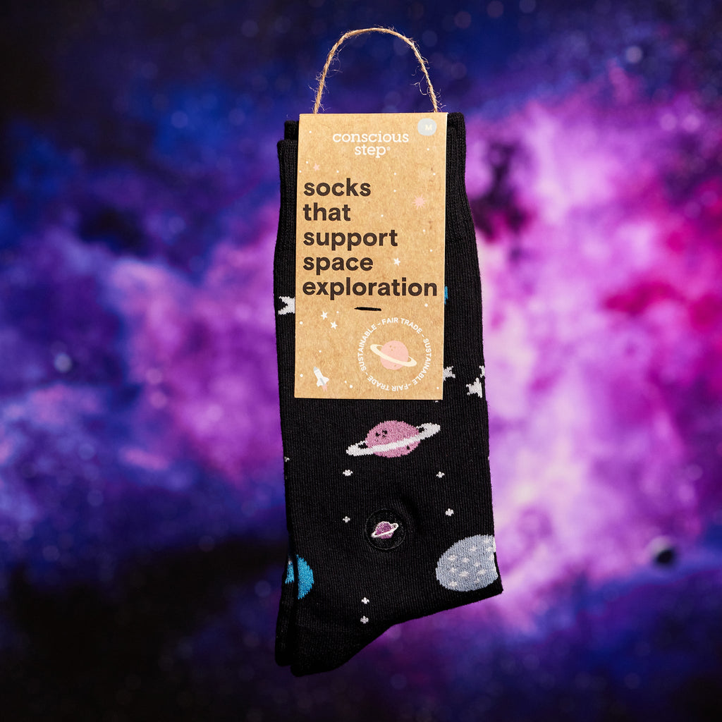 Socks that Support Space Exploration - Distant Galaxies
