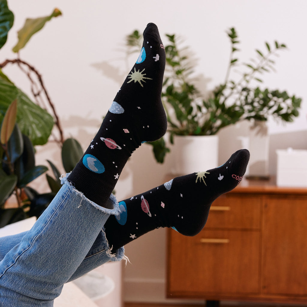 Socks that Support Space Exploration - Distant Galaxies