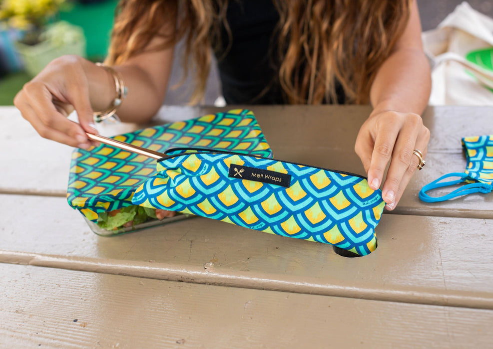 Reusable Cutlery Set – Scales | Eco-Friendly Travel Utensils | Zero Waste Stainless Steel Set