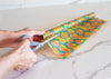 Beeswax Wrap Bulk Roll – Shells Print | Reusable Organic Beeswax Food Wrap Roll (13.5" x 42")