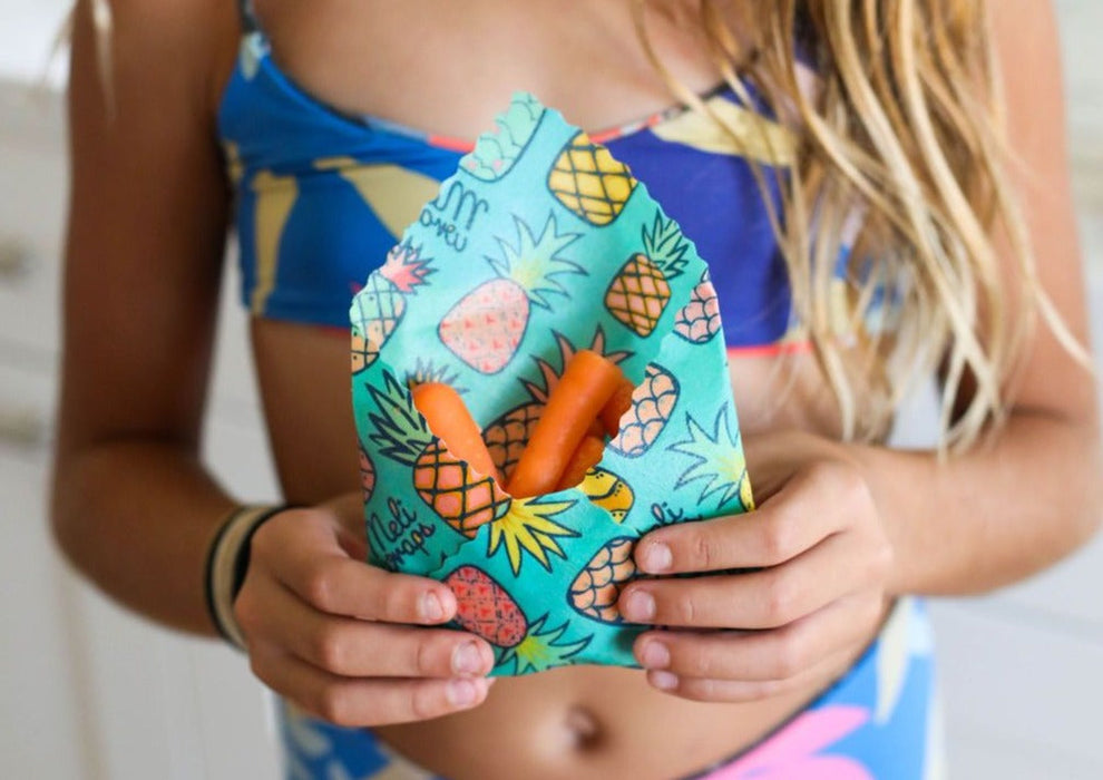 Beeswax Wrap Bulk Roll – Pineapple Print | Extra-Long Reusable & Eco-Friendly Alternative to Plastic Wrap