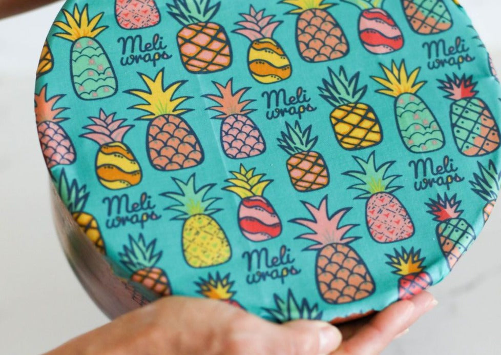 Beeswax Wrap Bulk Roll – Pineapple Print | Extra-Long Reusable & Eco-Friendly Alternative to Plastic Wrap