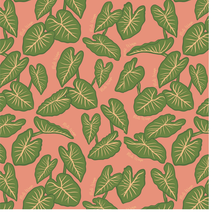 Beeswax Wrap Bulk Roll – Kalo Print | Reusable Eco-Friendly Food Wrap Roll