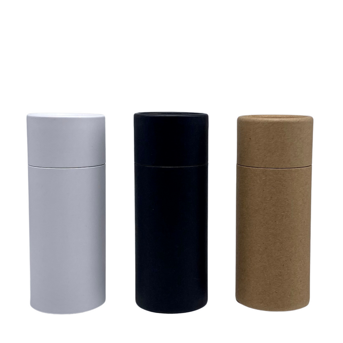 2.5oz Natural Kraft Push-Up Cosmetic Tube (70g) – Eco-Friendly Paperboard Packaging