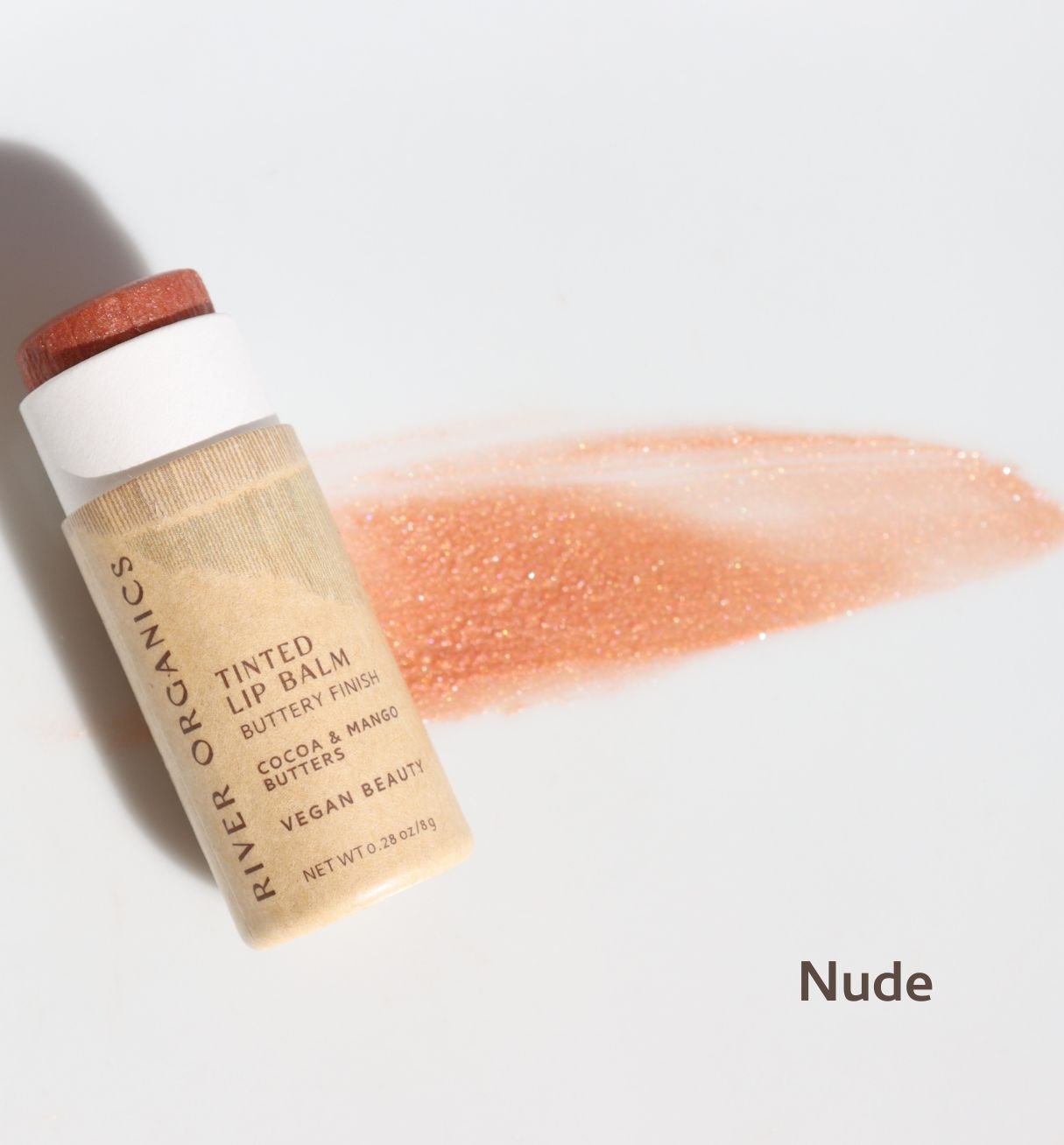 Tinted Vegan Lip Balm – Hydrating, Plastic-Free &amp; Buildable Color