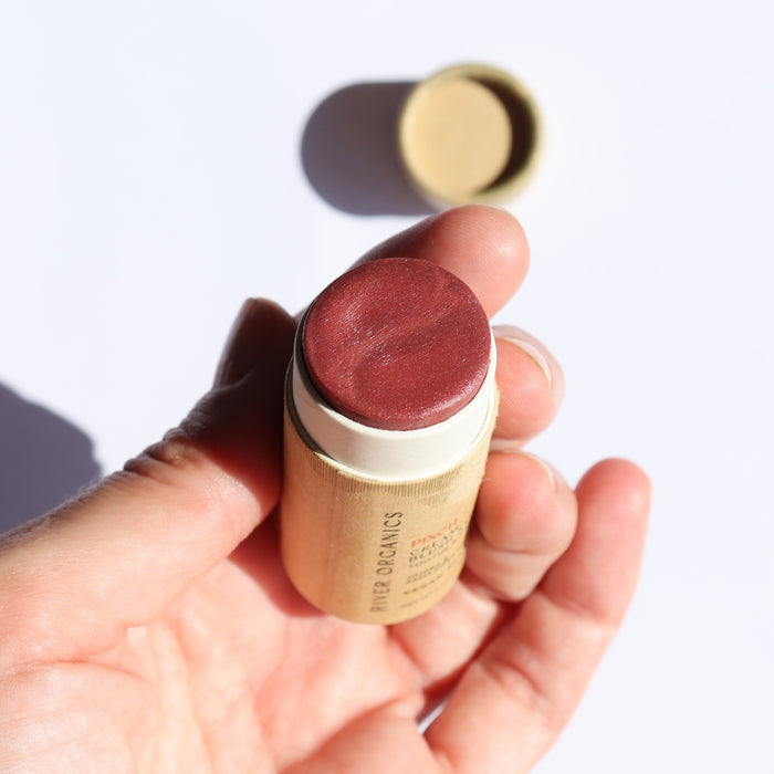 Creamy Vegan Blush Stick – Pinch | Zero Waste Multi-Use Cheek & Lip Tint
