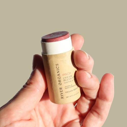 Creamy Vegan Blush Stick – Pinch | Zero Waste Multi-Use Cheek & Lip Tint