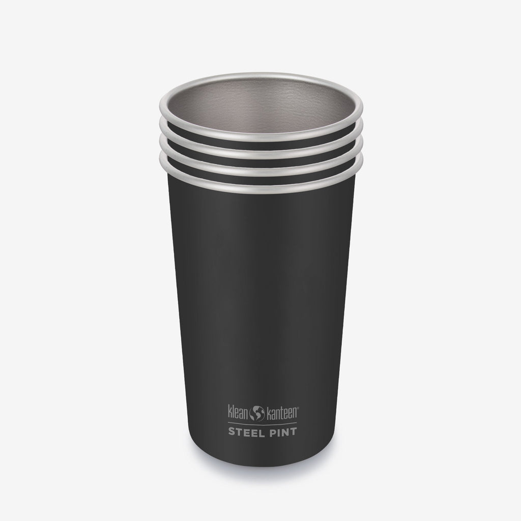 Stainless Steel Pint Cups – 4 Pack