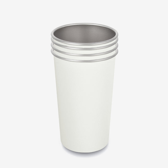 Stainless Steel Pint Cups – 4 Pack