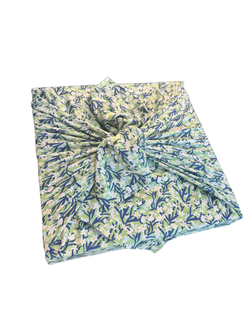 Large Reusable Cloth Furoshiki Gift Wrap | Spring Floral