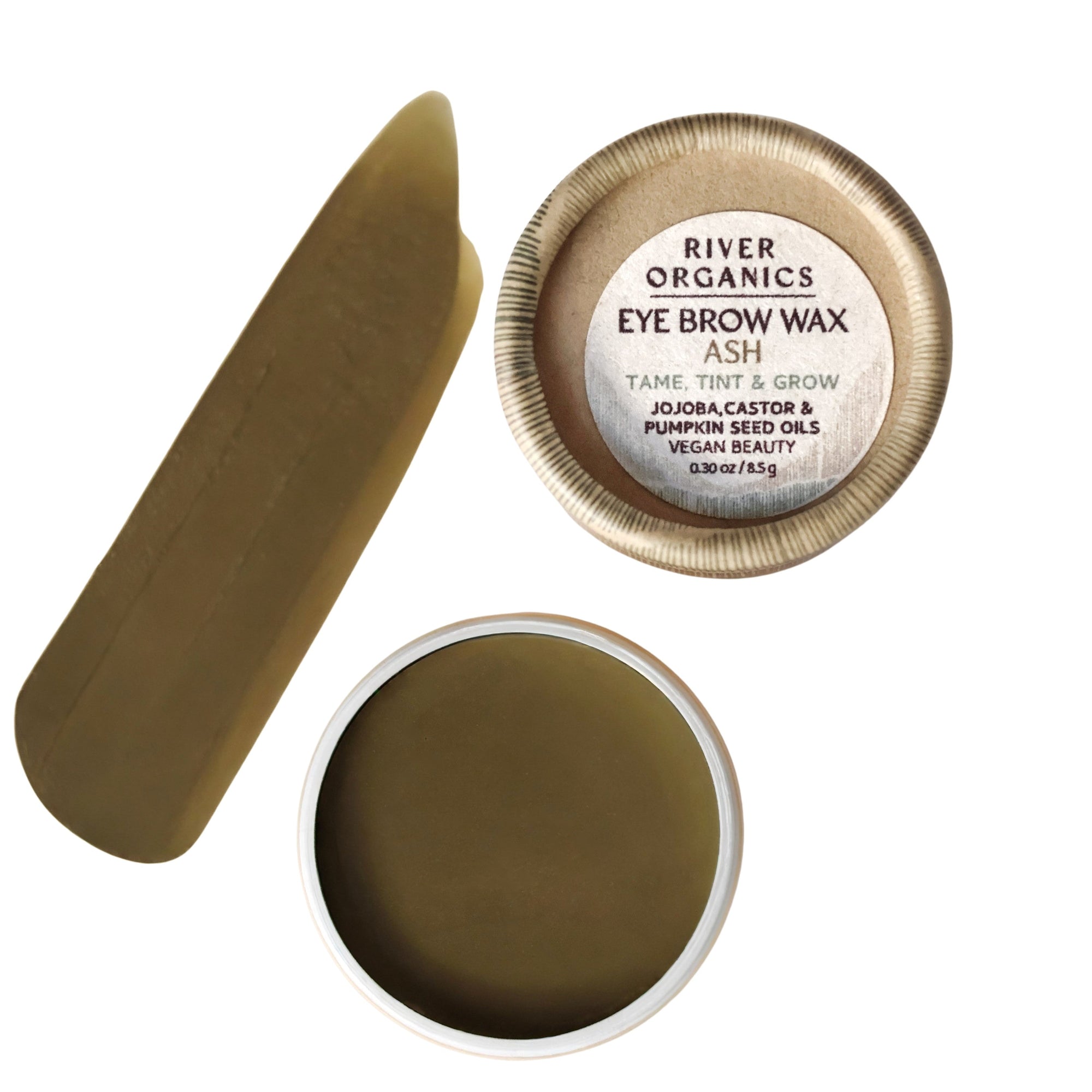 Vegan Brow Wax &amp; Growth Serum – Tame, Tint &amp; Nourish Brows Naturally
