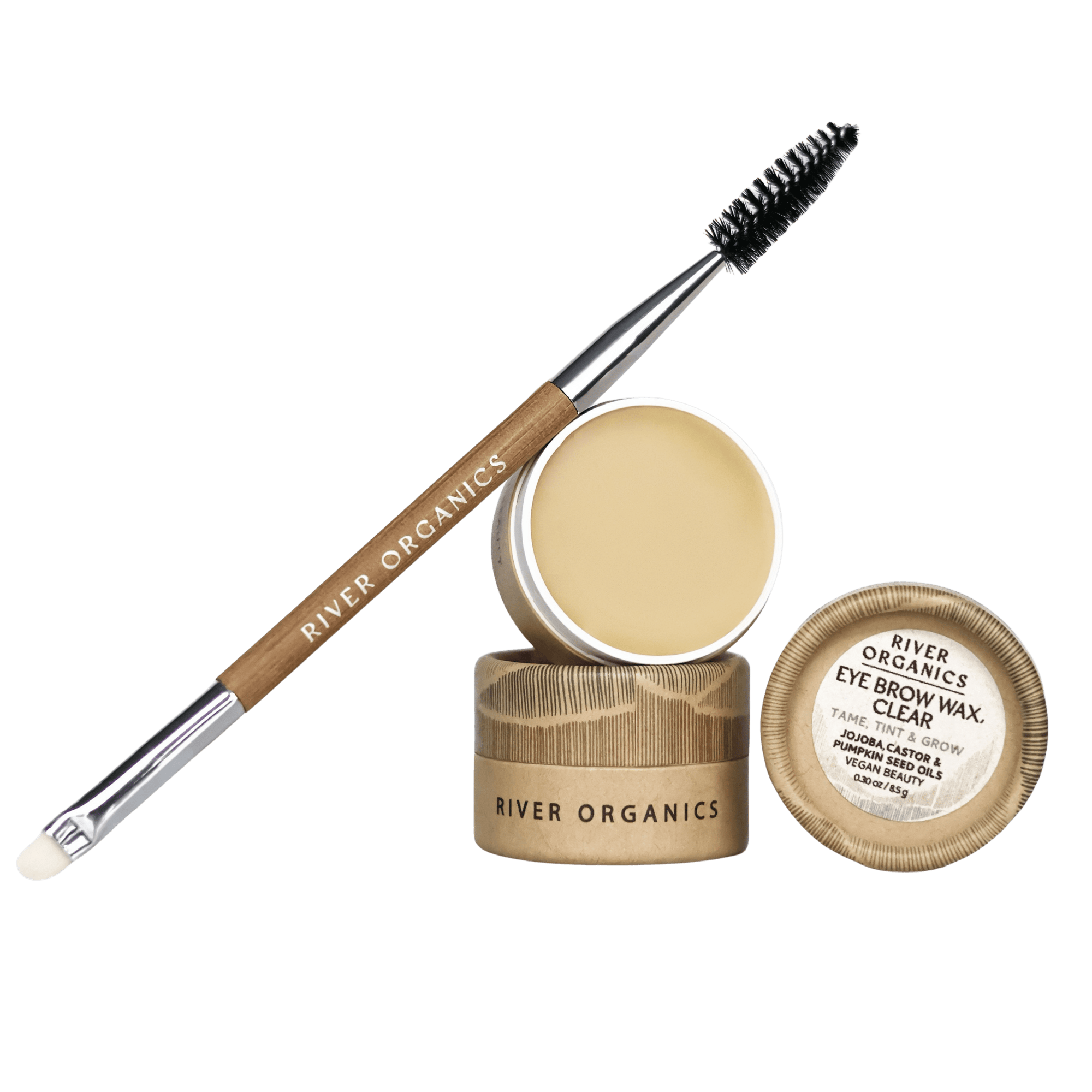 Vegan Brow Wax &amp; Growth Serum – Tame, Tint &amp; Nourish Brows Naturally