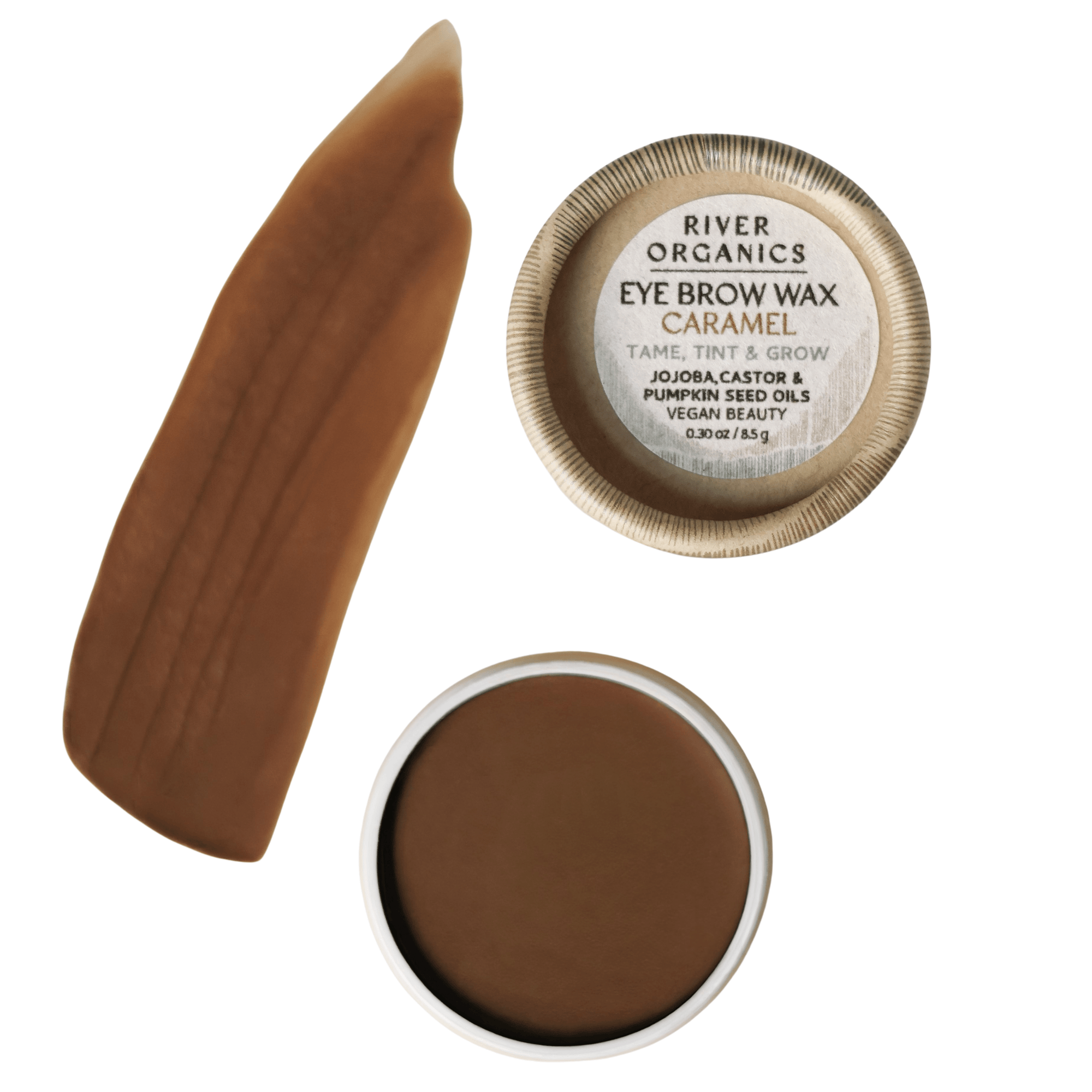 Vegan Brow Wax &amp; Growth Serum – Tame, Tint &amp; Nourish Brows Naturally
