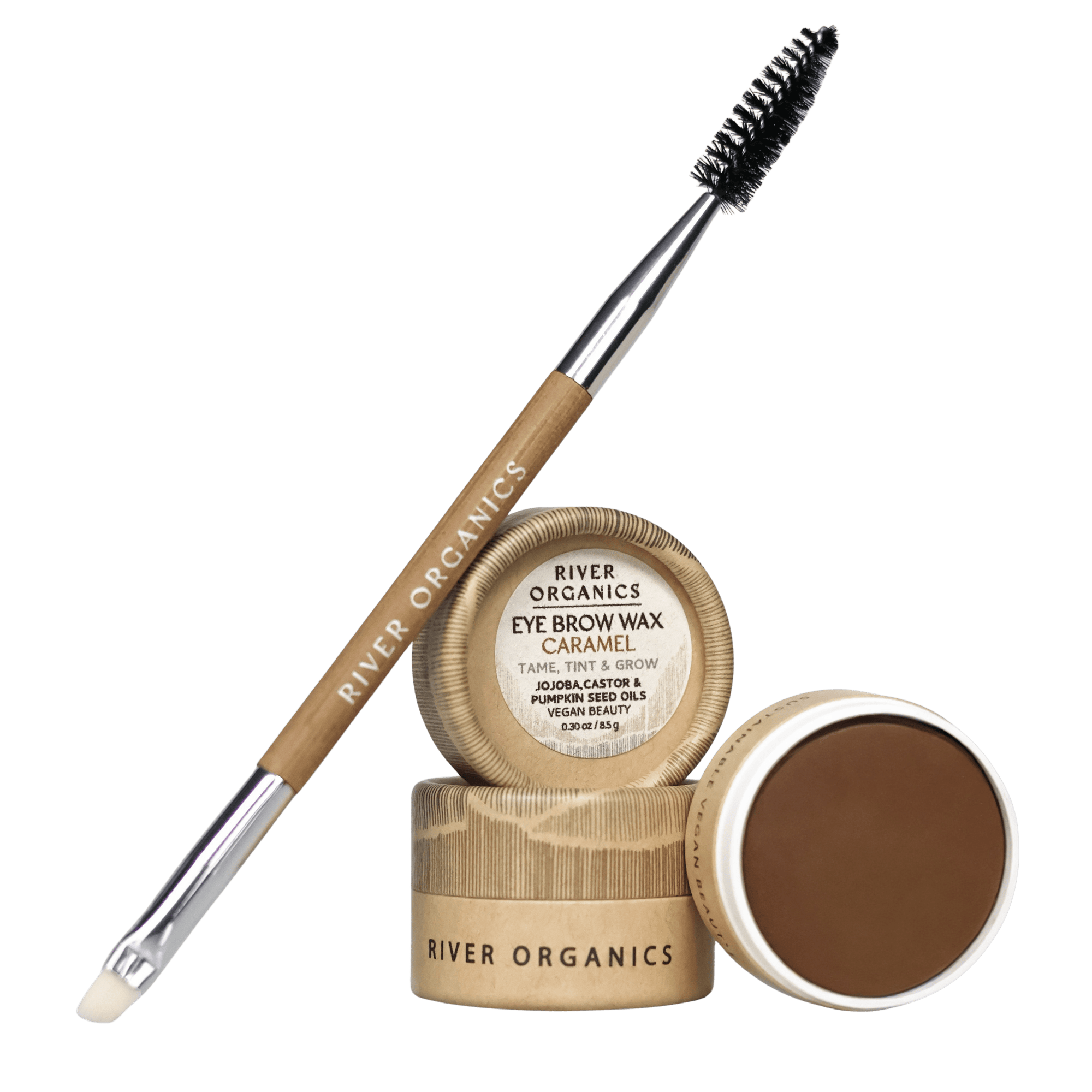 Vegan Brow Wax &amp; Growth Serum – Tame, Tint &amp; Nourish Brows Naturally