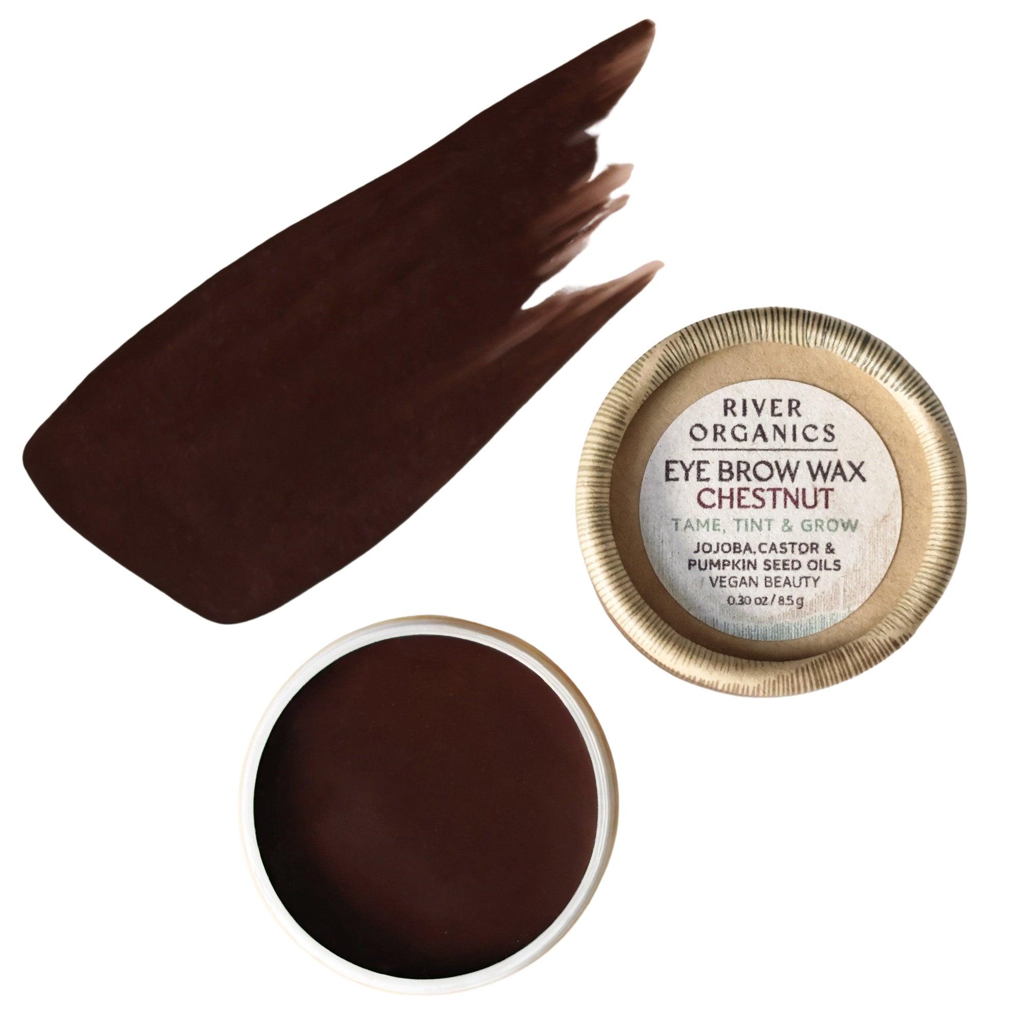 Vegan Brow Wax &amp; Growth Serum – Tame, Tint &amp; Nourish Brows Naturally