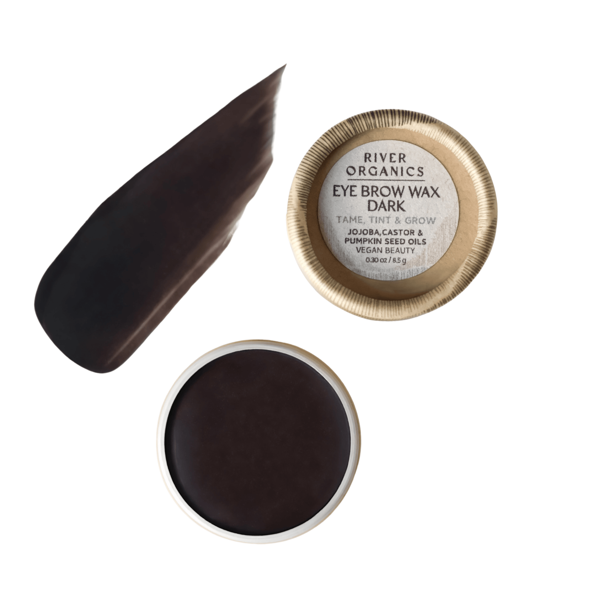 Vegan Brow Wax &amp; Growth Serum – Tame, Tint &amp; Nourish Brows Naturally