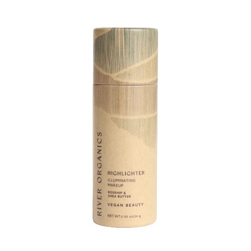 Rose Quartz Creamy Vegan Highlighter Stick – Dewy, Plastic-Free Glow