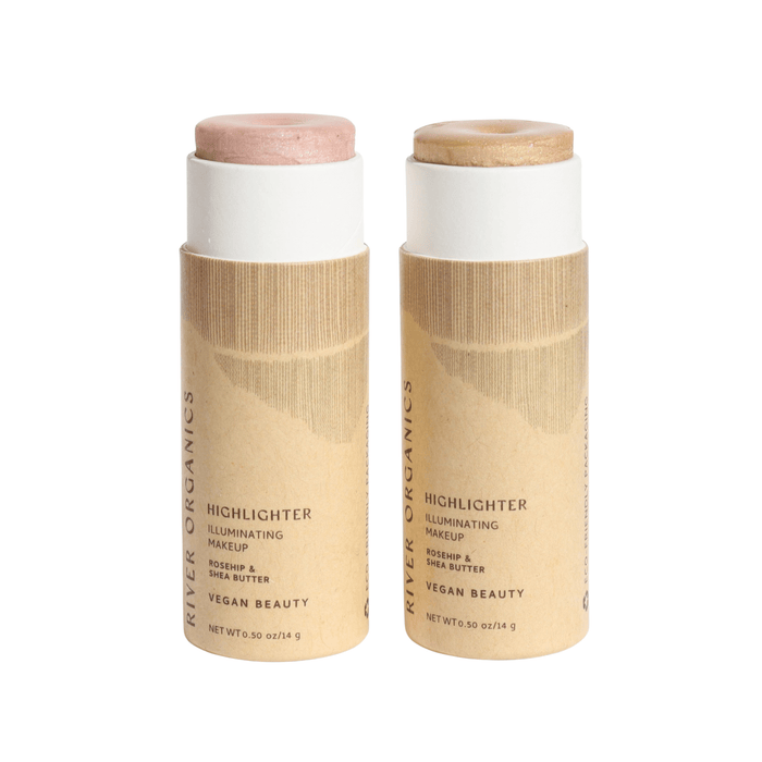 Highlighter & Bronzer Set – Vegan, Plastic-Free Glow & Sun-Kissed Radiance