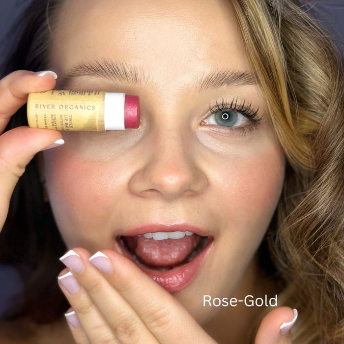 Tinted Vegan Lip Balm – Hydrating, Plastic-Free & Buildable Color