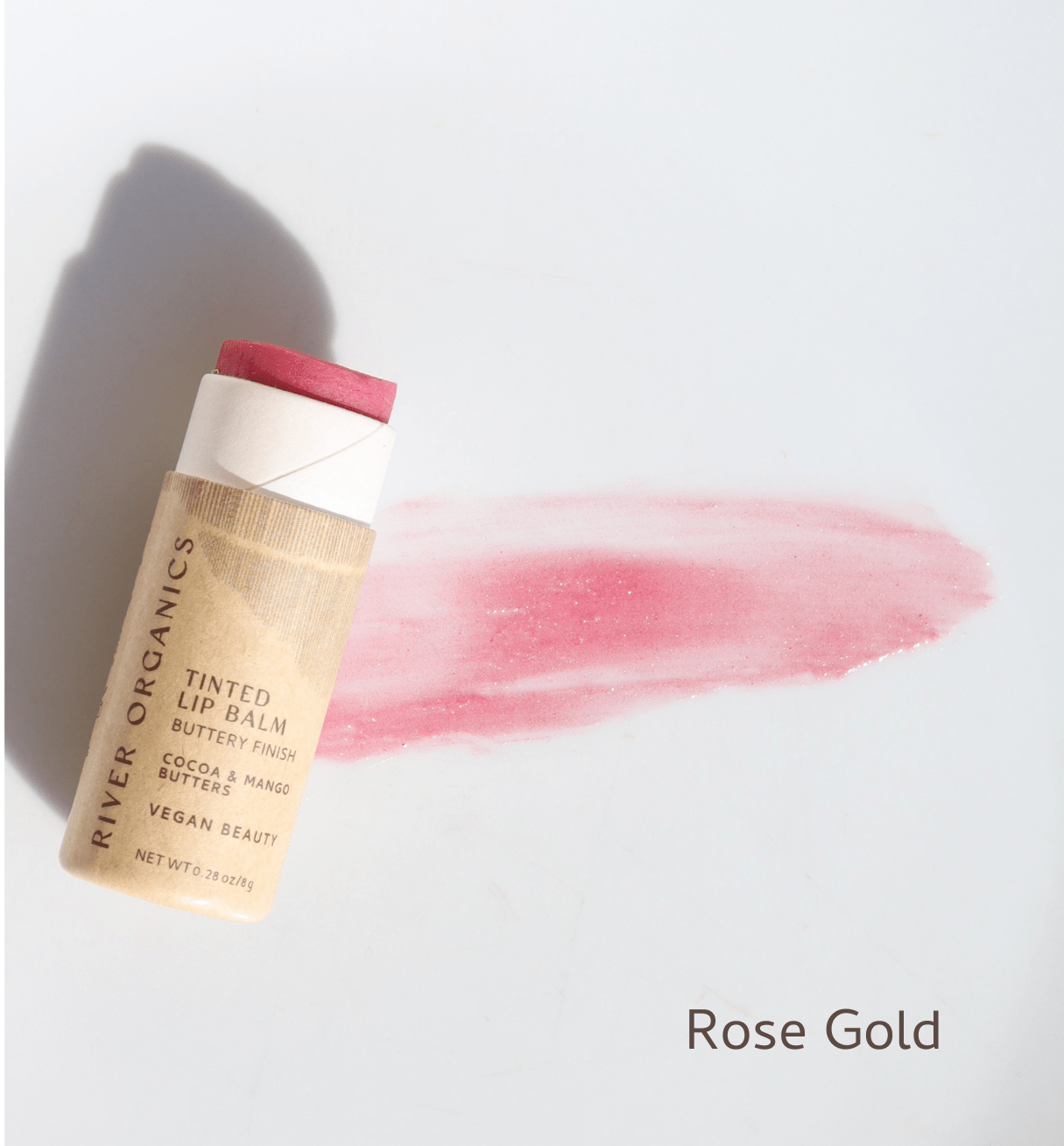 Tinted Vegan Lip Balm – Hydrating, Plastic-Free &amp; Buildable Color
