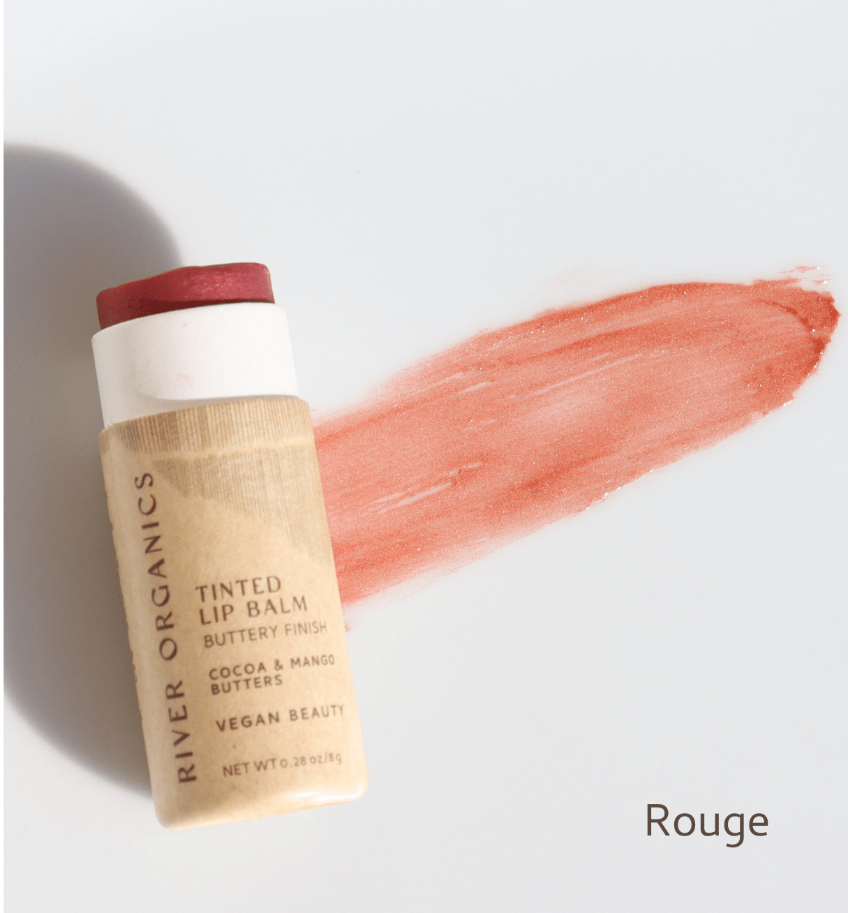 Tinted Vegan Lip Balm – Hydrating, Plastic-Free &amp; Buildable Color