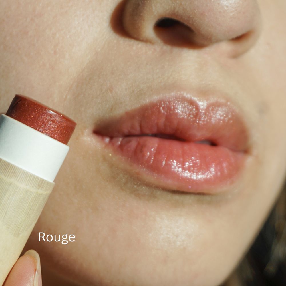 Tinted Vegan Lip Balm – Hydrating, Plastic-Free &amp; Buildable Color