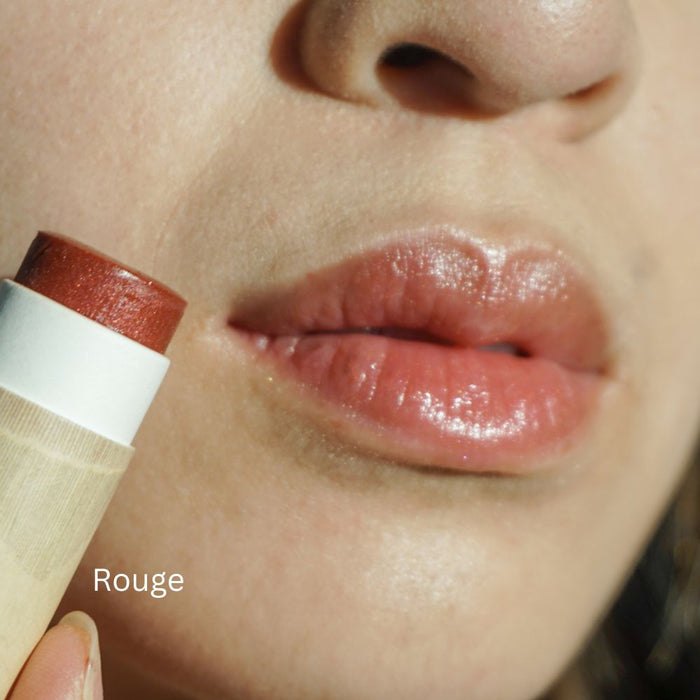 Tinted Vegan Lip Balm – Hydrating, Plastic-Free & Buildable Color