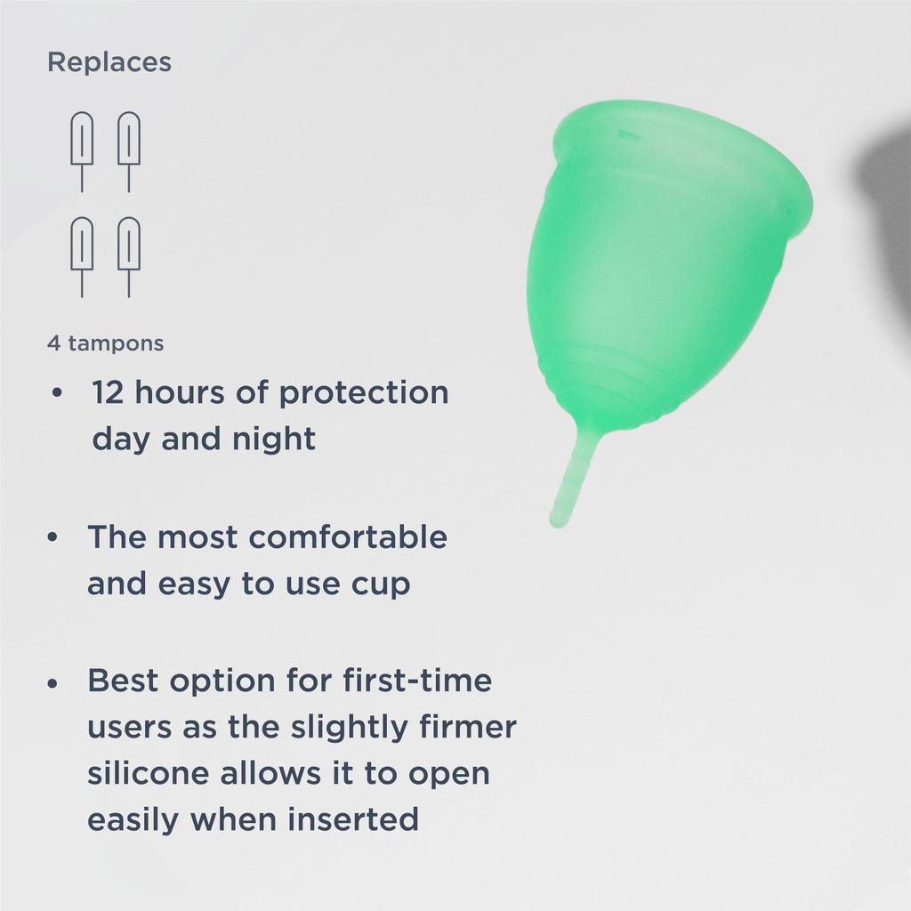 Comfortable Reusable Menstrual Cup – 12-Hour Leak Protection