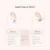 Reusable Menstrual Cup Twin Pack – Soft & Firm Options