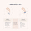 Reusable Menstrual Cup Twin Pack – Soft & Firm Options