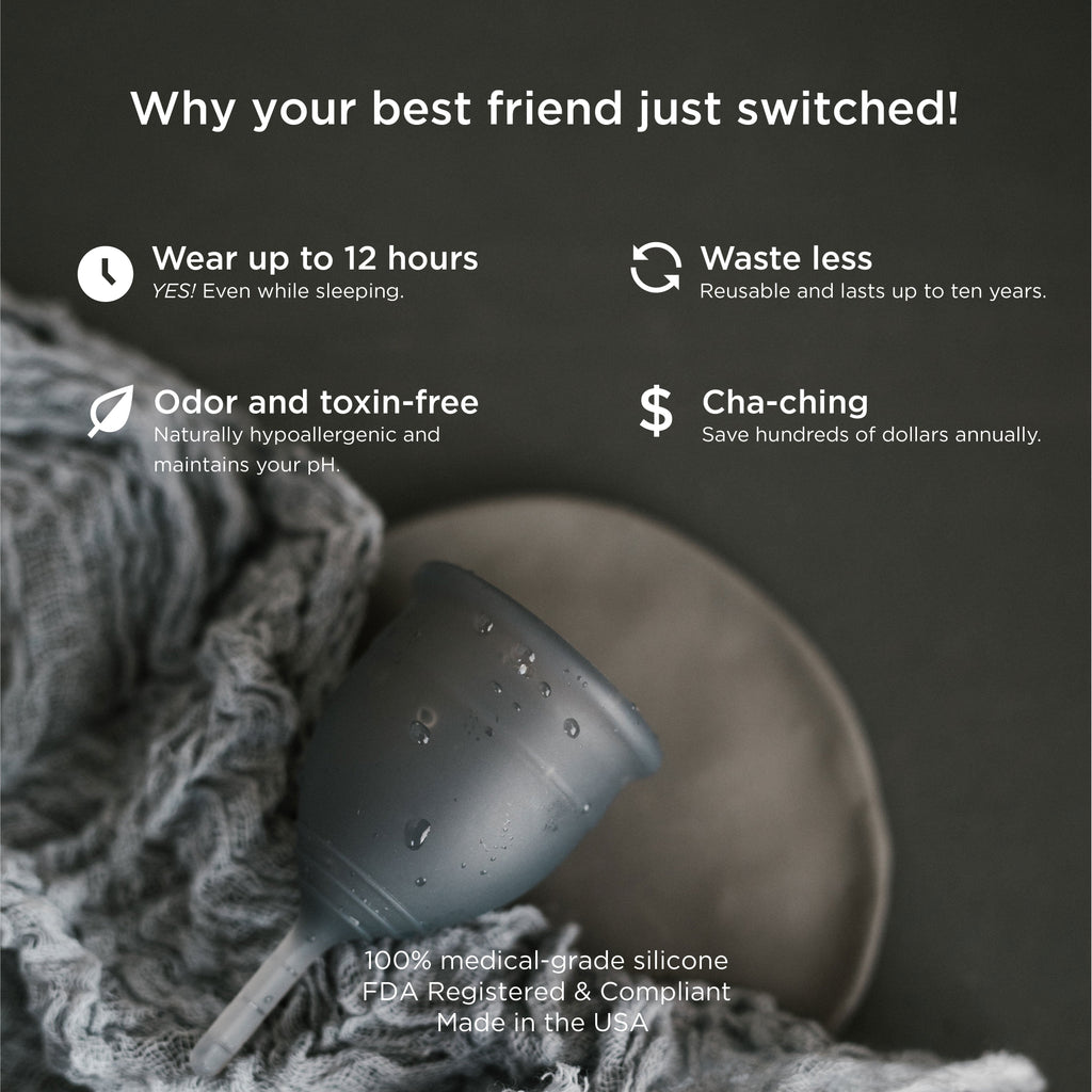 Soft Cup – Ultra-Soft Reusable Menstrual Cup (12-Hour Protection)