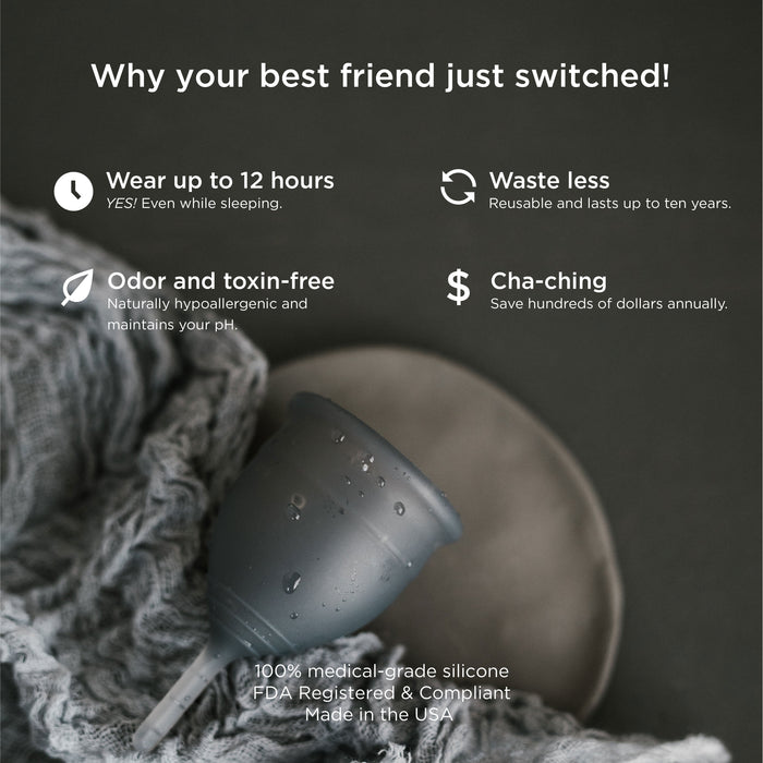 Soft Cup – Ultra-Soft Reusable Menstrual Cup (12-Hour Protection)