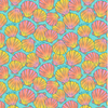 Beeswax Wrap Bulk Roll – Shells Print | Reusable Organic Beeswax Food Wrap Roll (13.5" x 42")