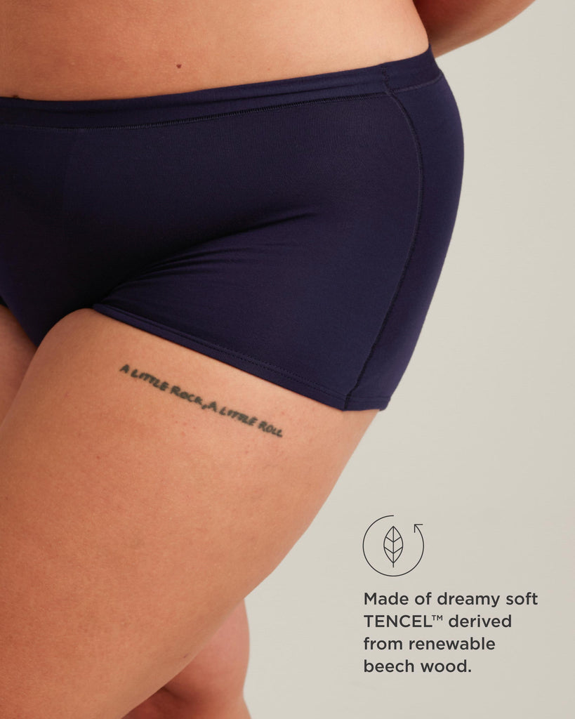 Leakproof Comfort Boyshort – All-Night Soft Absorbency
