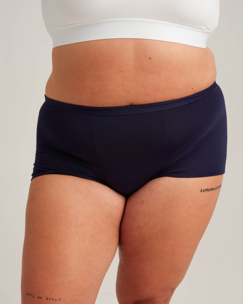 Leakproof Comfort Boyshort – All-Night Soft Absorbency