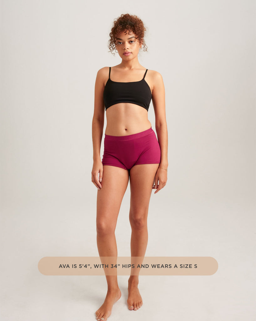 Leakproof Comfort Boyshort – All-Night Soft Absorbency