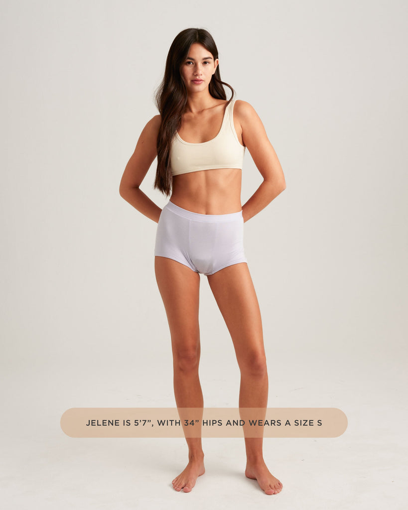 Leakproof Comfort Boyshort – All-Night Soft Absorbency