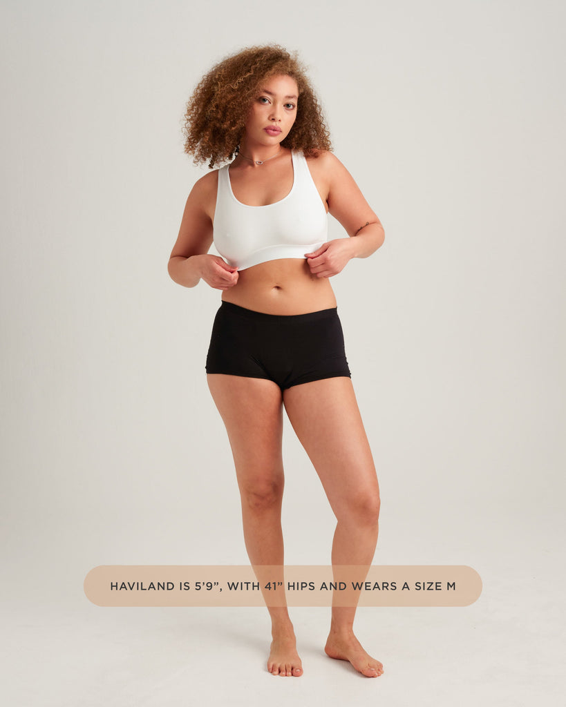 Leakproof Comfort Boyshort – All-Night Soft Absorbency