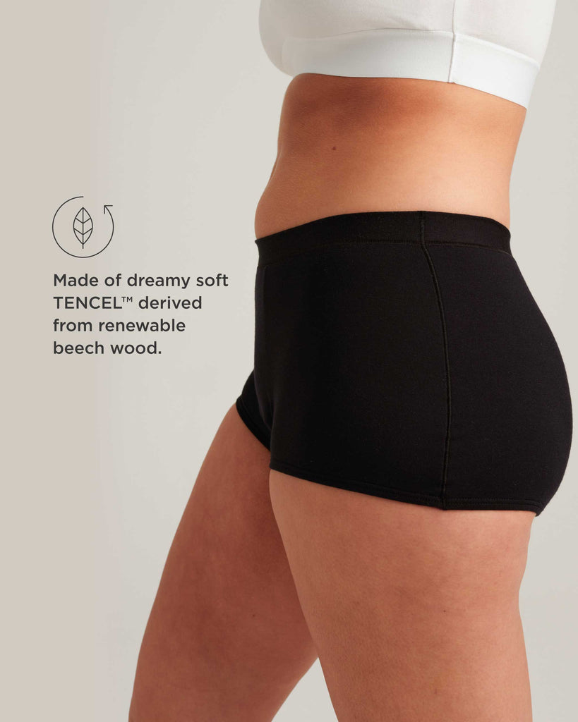 Leakproof Comfort Boyshort – All-Night Soft Absorbency