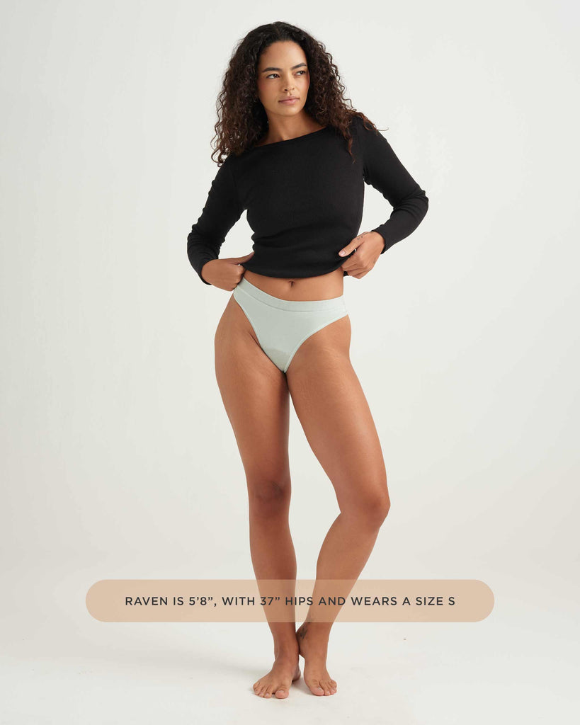 Leakproof Comfort Thong – Soft, Sustainable, Everyday Protection